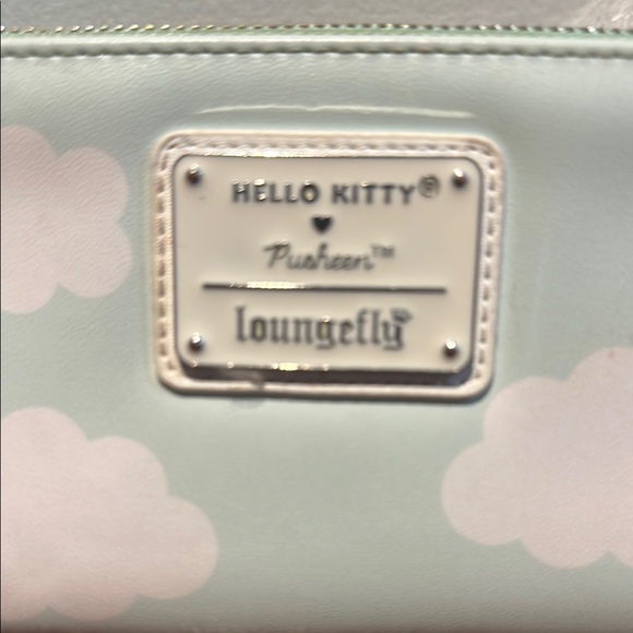 Hello Kitty ♥️ Pusheen loungefly Wallet Kawaii Sanrio zipper cards pocket - Picture 3 of 8